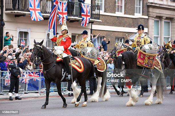 드럽 말이었습니다 For 퀸즈 다이아몬드 Jubilee 주 Procession 말에 대한 스톡 사진 및 기타 이미지 - 말, 영국 국기, 퍼레이드