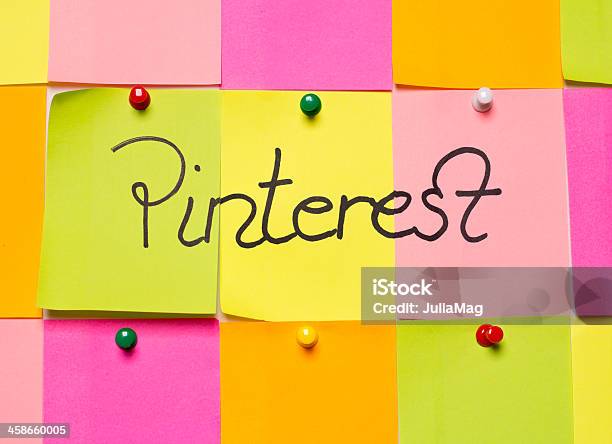 Foto de Pinterest e mais fotos de stock de Pinterest - Pinterest, Alfinetar, Colorido