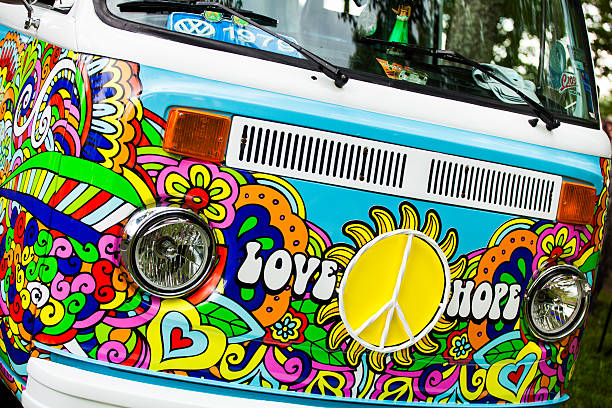 vw typ 2-bus - front view bus photography day stock-fotos und bilder