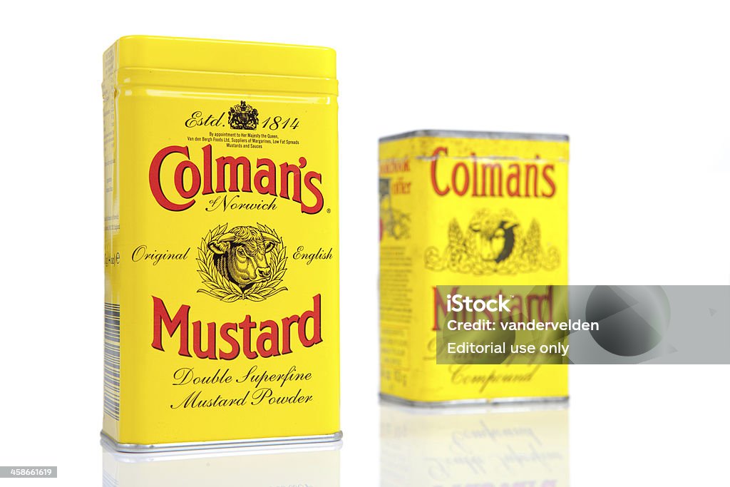 Colman de mostarda produto Filmagem - Royalty-free Amarelo Foto de stock