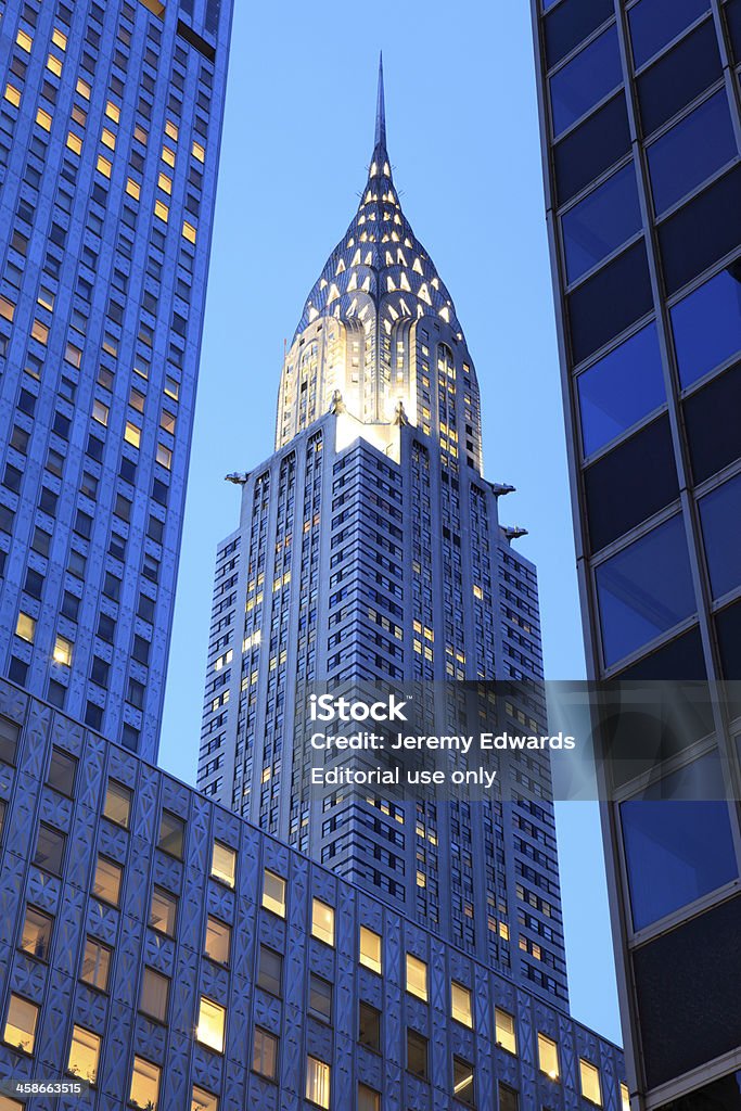 Chrysler Building, a cidade de Nova York - Foto de stock de Arquitetura royalty-free