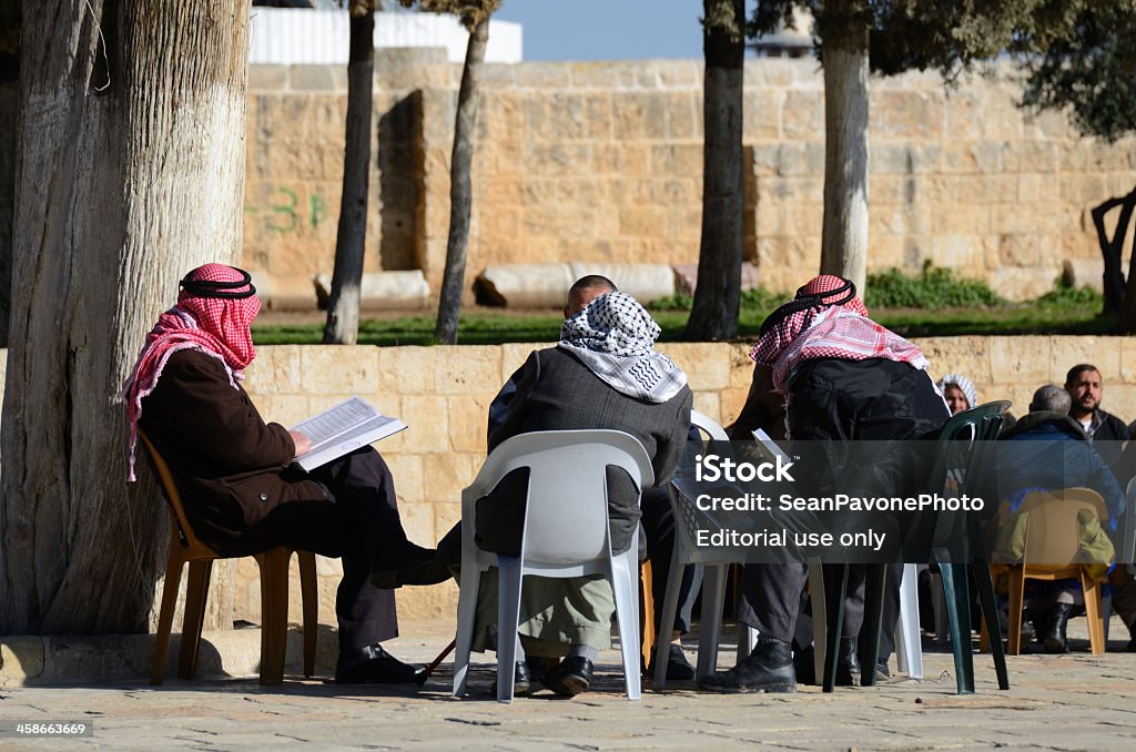 Discussão Religioso - Royalty-free Etnia do Médio Oriente Foto de stock