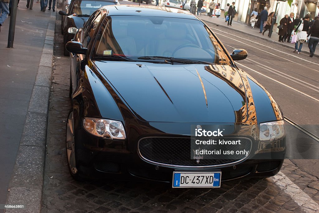 Maserati Quattroport on streets of Rome Rome, ITALY - March 14, 2007: Maserati Quattroport parked on streets of Rome Car Stock Photo