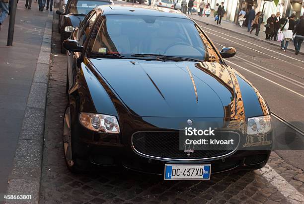 Maserati Quattroport On Streets Of Rome Stock Photo - Download Image Now - Car, Maserati, Adult