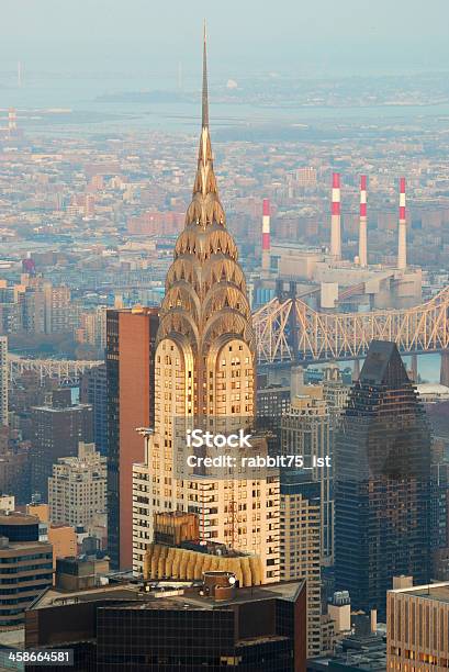New York City Chrysler Building Stock Photo - Download Image Now - Chrysler Building, Aerial View, Apartment