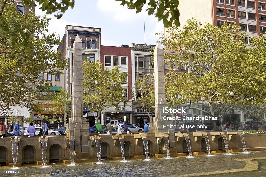 Boston, Massachusetts,, Stati Uniti d'America-Boylston Street - Foto stock royalty-free di Boston - Massachusetts