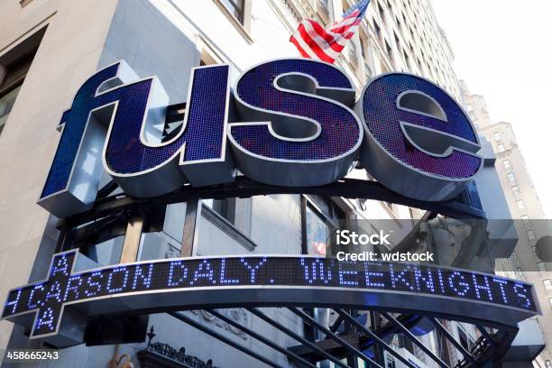 Fuse Tv Marquee 7th Avenue Manhattan Stock Photo - Download Image Now - 7th Avenue, Arts Culture and Entertainment, Cable TV