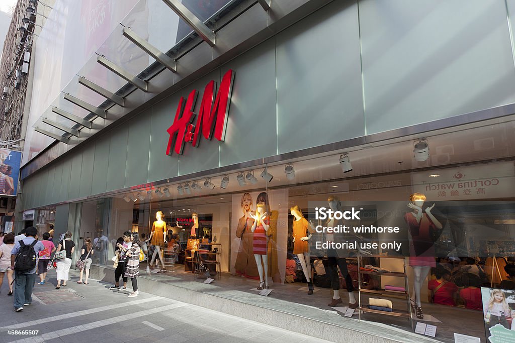 H & M moda armazenar em Hong Kong - Royalty-free H&amp;M Foto de stock