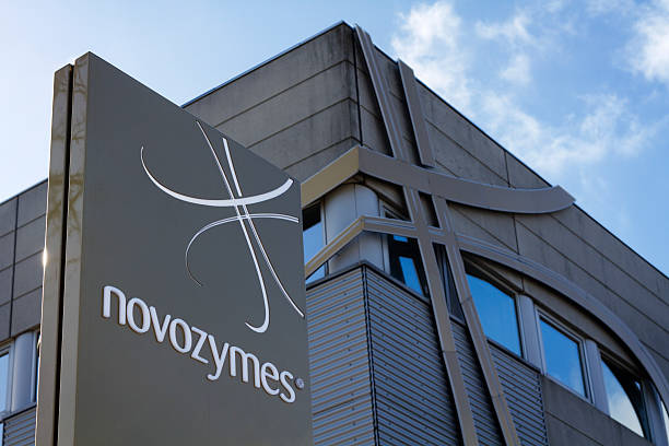 Novozymes building logotype stock photo