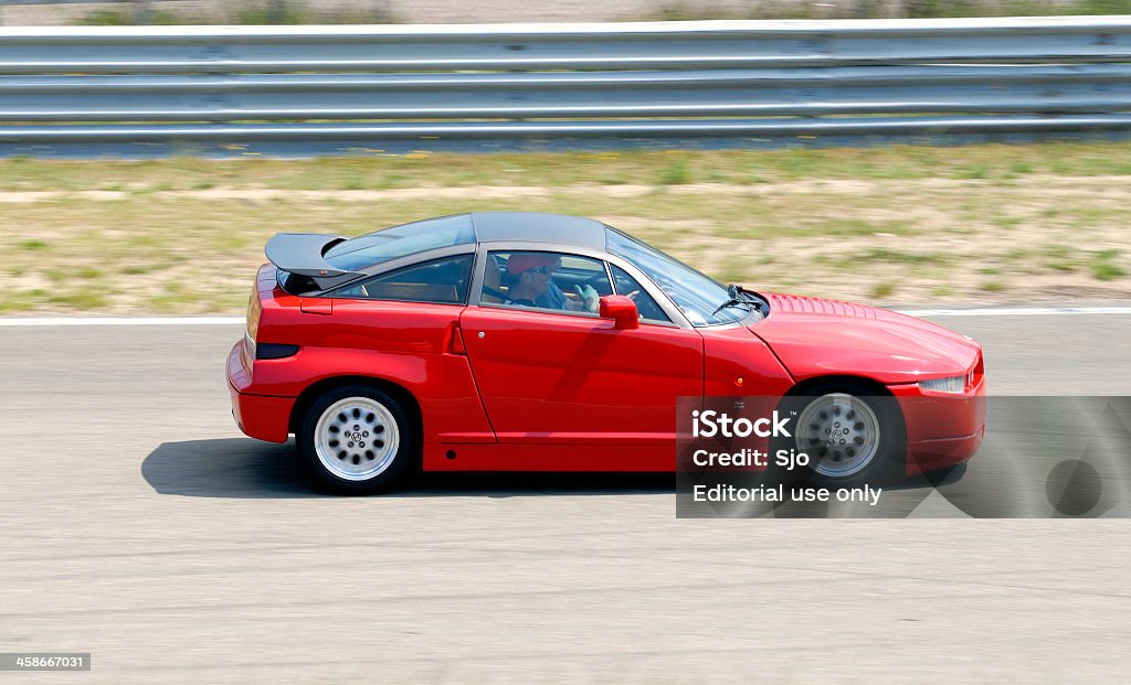 Alfa Romeo SZ italien Voiture de sport conduite rapide - Photo de Alfa Romeo libre de droits