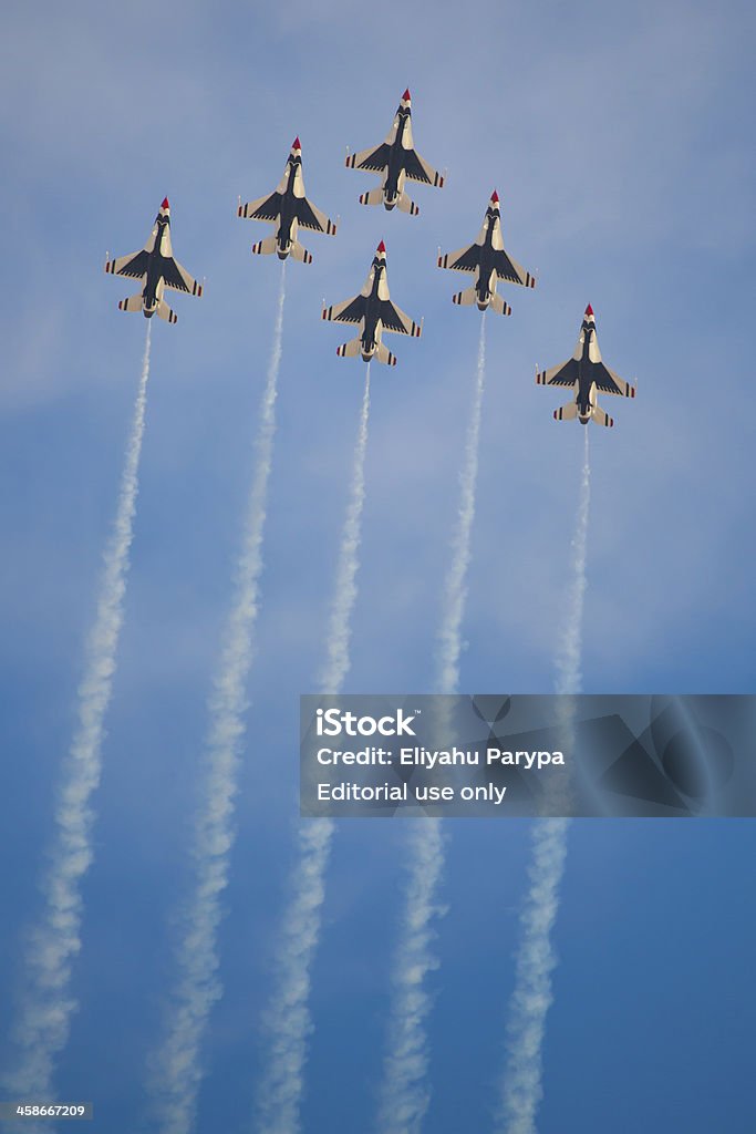 USAF Thunderbirds - Royalty-free Air Force Thunderbirds Foto de stock