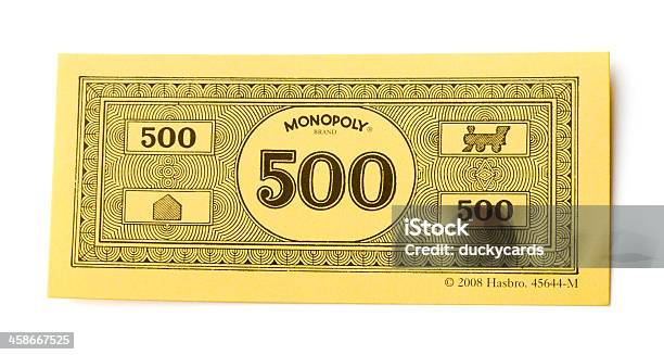 Monopoly Geld 500dollarschein Stockfoto und mehr Bilder von Monopoly - Brettspiel - Monopoly - Brettspiel, Währung, 500