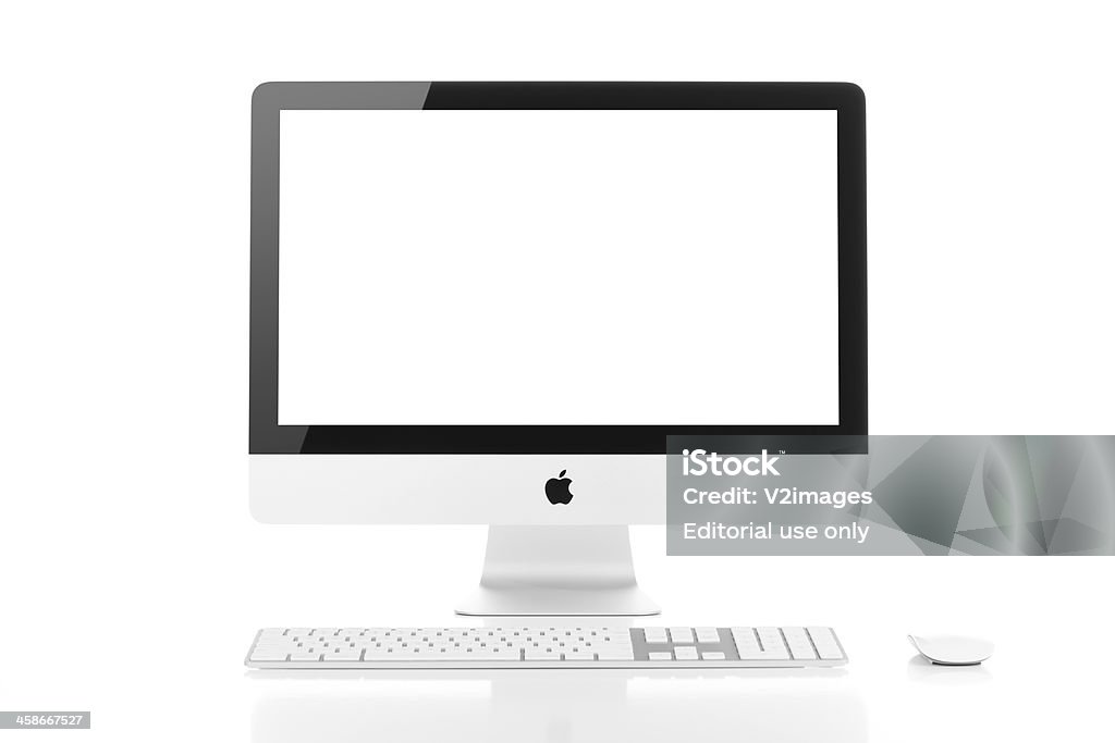 iMac - コンピュータキーボードのロイヤリティフリーストックフォト