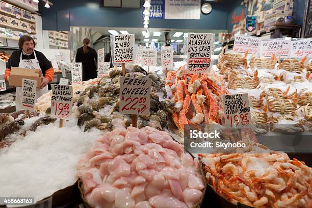 Pike Market Seattle Stockfoto und mehr Bilder von Arbeiter - Arbeiter, Bundesstaat Washington, Einzelhandel - Konsum