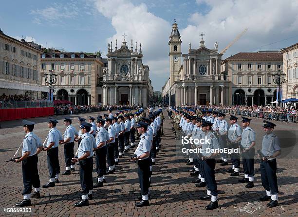 Evento Italia 150 - Fotografie stock e altre immagini di Aeronautica - Aeronautica, Anniversario, Composizione orizzontale