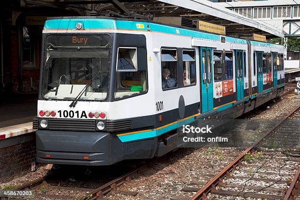 Manchester Metrolink Tram Stock Photo - Download Image Now - Architecture, Bridge - Built Structure, Business Travel