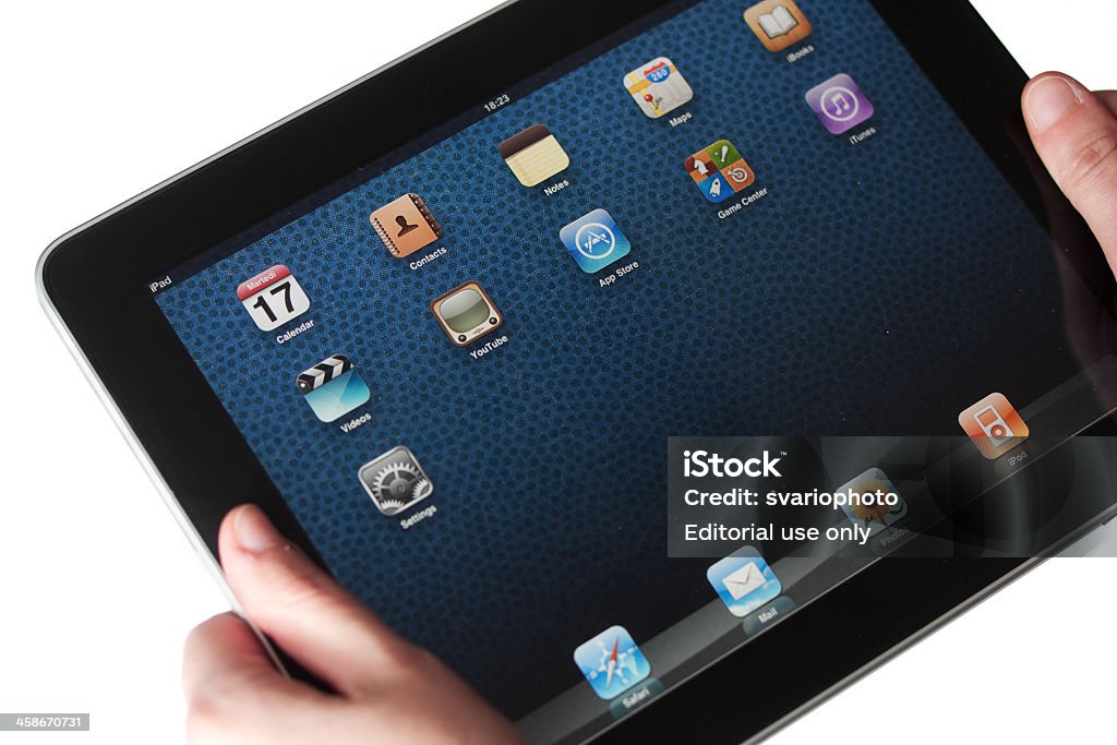 iPad di Apple Computers - Foto stock royalty-free di .com