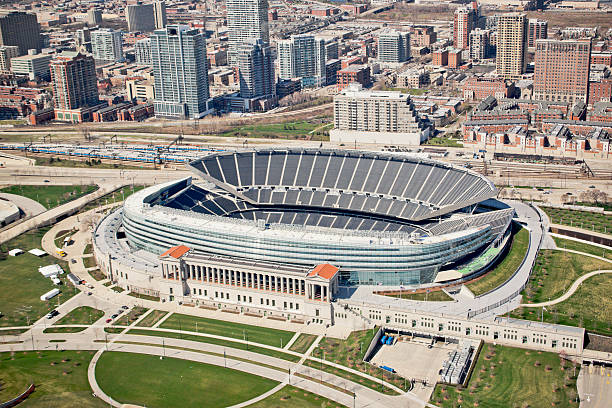 Soldier Field stock photo