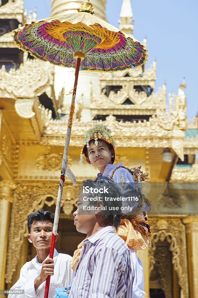 O Pagode de Shwedagon - Royalty-free Adulto Foto de stock