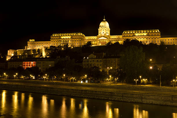 zamek królewski w budapeszcie - budapest royal palace of buda architectural styles architecture zdjęcia i obrazy z banku zdjęć