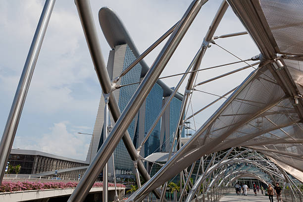 シンガポールのマリーナベイサンド - marina bay sparse contemporary skyscraper ストックフォトと画像