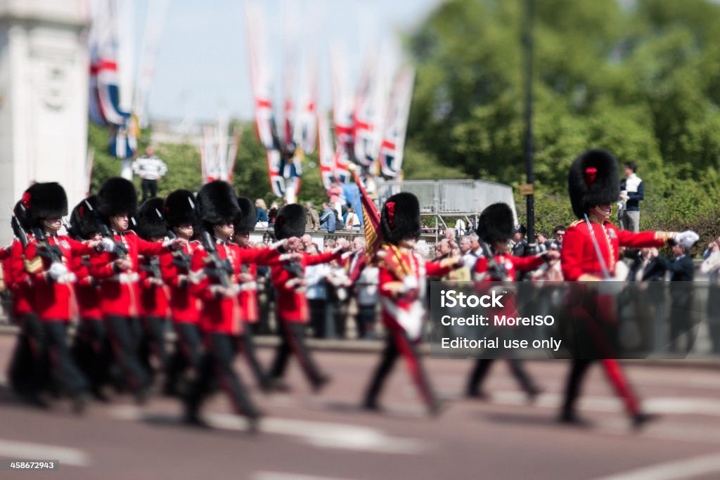 Guardia Reale di Londra - Foto stock royalty-free di Bandiera del Regno Unito