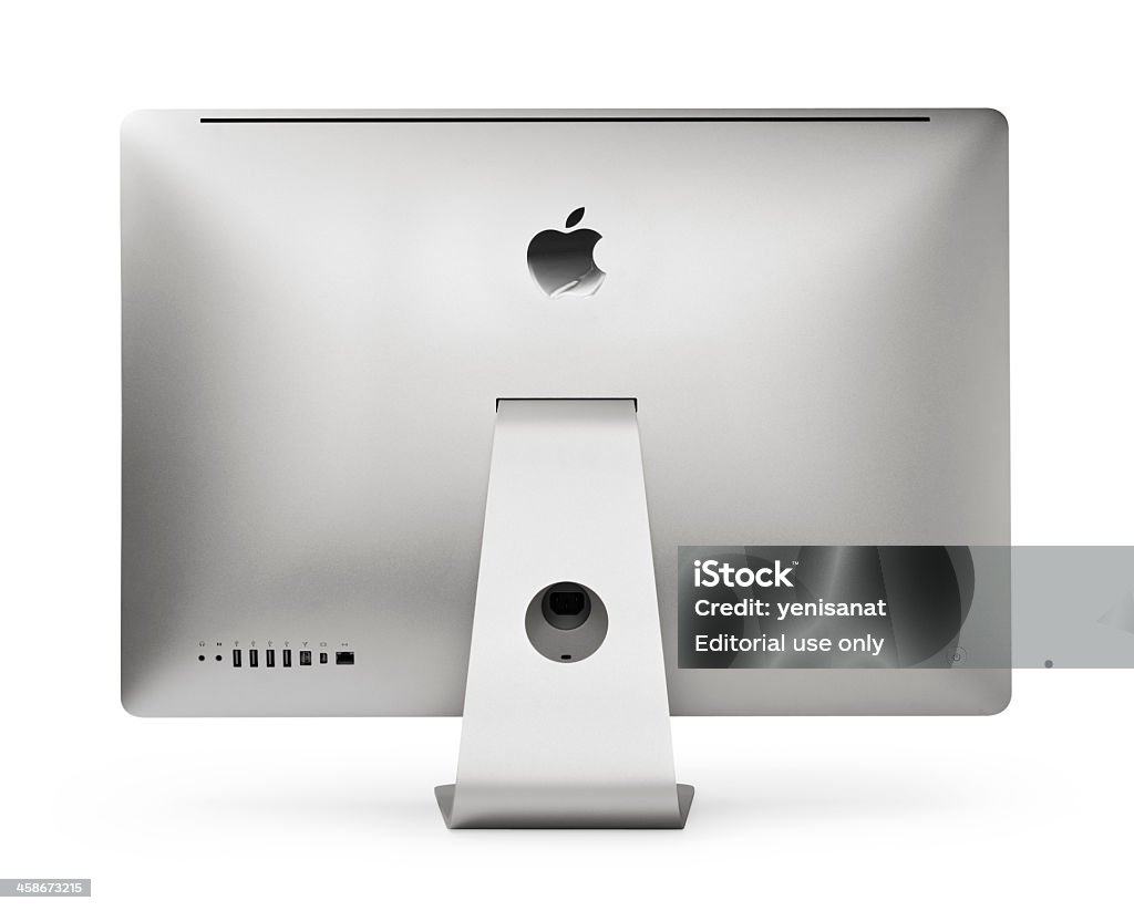 Apple iMac 27 inc Desktop Computer Istanbul, Turkey - January 07, 2011 : Apple iMac 27 inch Desktop Computer, isolated on a white background Clipping Path Stock Photo