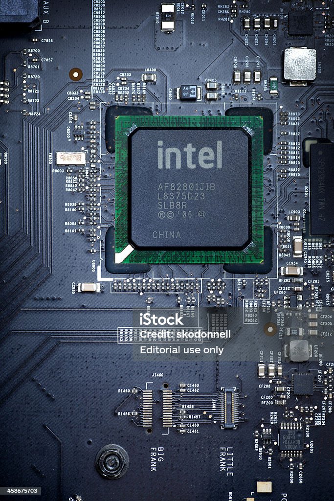 intel Chip - Foto de stock de Intel royalty-free