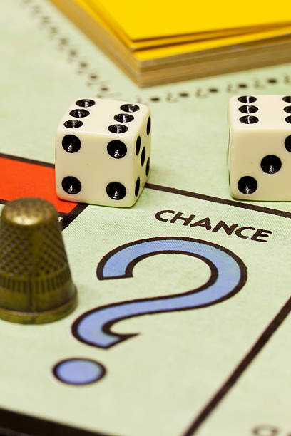 Monopoly Game - Chance stock photo