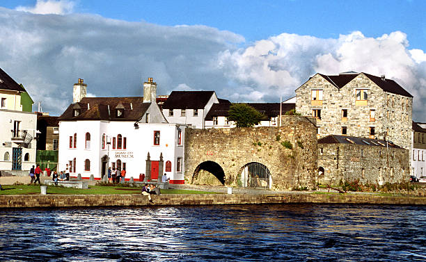 Museum of Galway and Spanish Arch stock photo