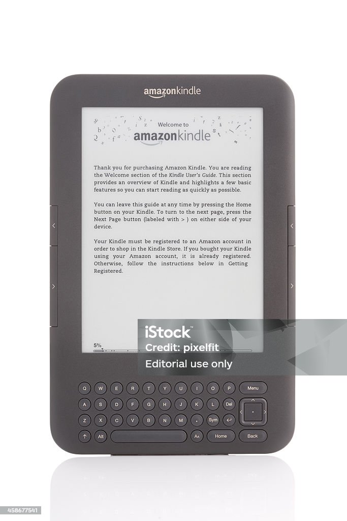 Amazon Kindle - Lizenzfrei Accessoires Stock-Foto