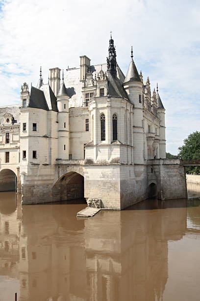 シュノンソー城 - chateau de chenonceaux ストックフォトと画像