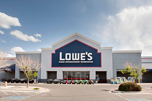 Lowe's Home Improvement Store stock photo