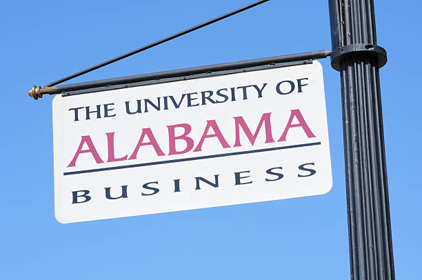 university of alabama 비즈니스 팻말 - university of alabama at tuscaloosa 뉴스 사진 이미지