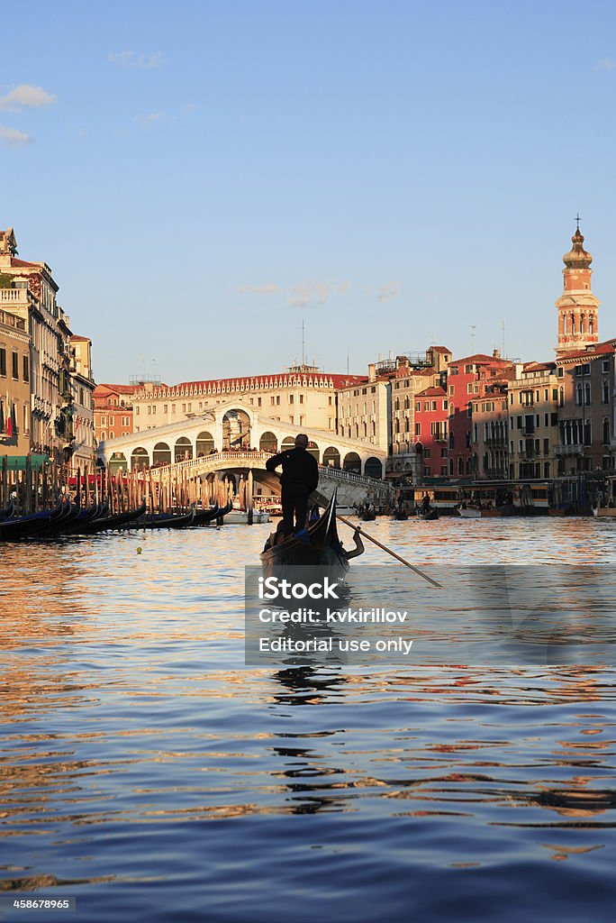 Grand Canal. Venedig, Italien - Lizenzfrei Altertümlich Stock-Foto