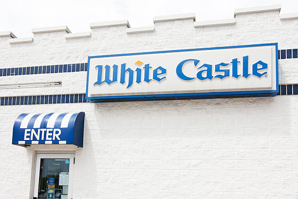 White Castle Restaurant stock photo