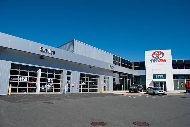 Toyota Dealership in Halifax, Nova Scotia stock photo