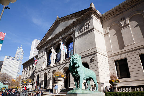 The Art Institute of Chicago stock photo