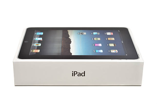 50+ Apple Ipad Package Box Isolated On White Stock Photos