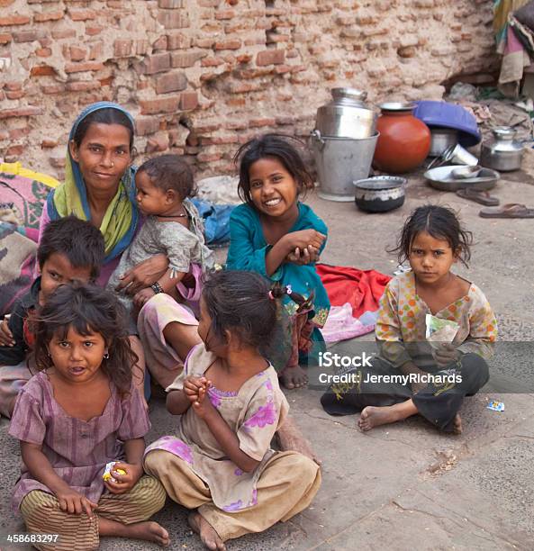 Life On The Street Stock Photo - Download Image Now - India, Street Child, Child