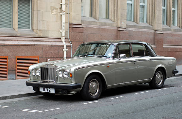 Liverpool, England - October 7, 2007: Rolls Royce Shadow II (second) parked in the streets of Liverpool.