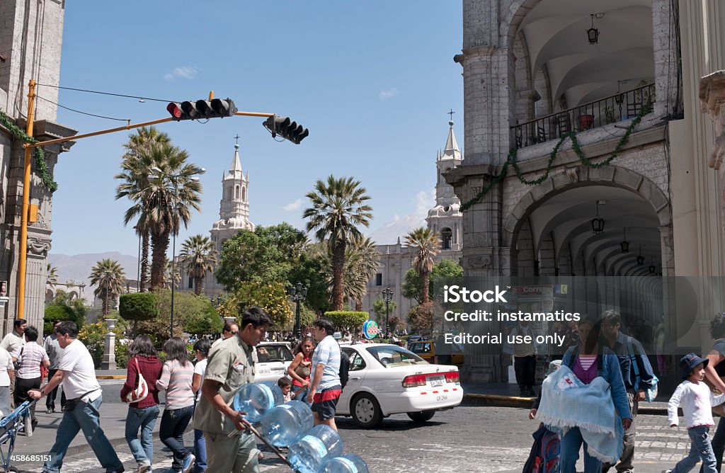 Plaza de Armas in Arequipa, Peru - Lizenzfrei Reiseziel Stock-Foto