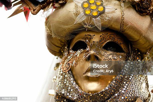 Carnevale Di Venezia Donna Con Maschera Italia 2011 - Fotografie stock e altre immagini di Adulto