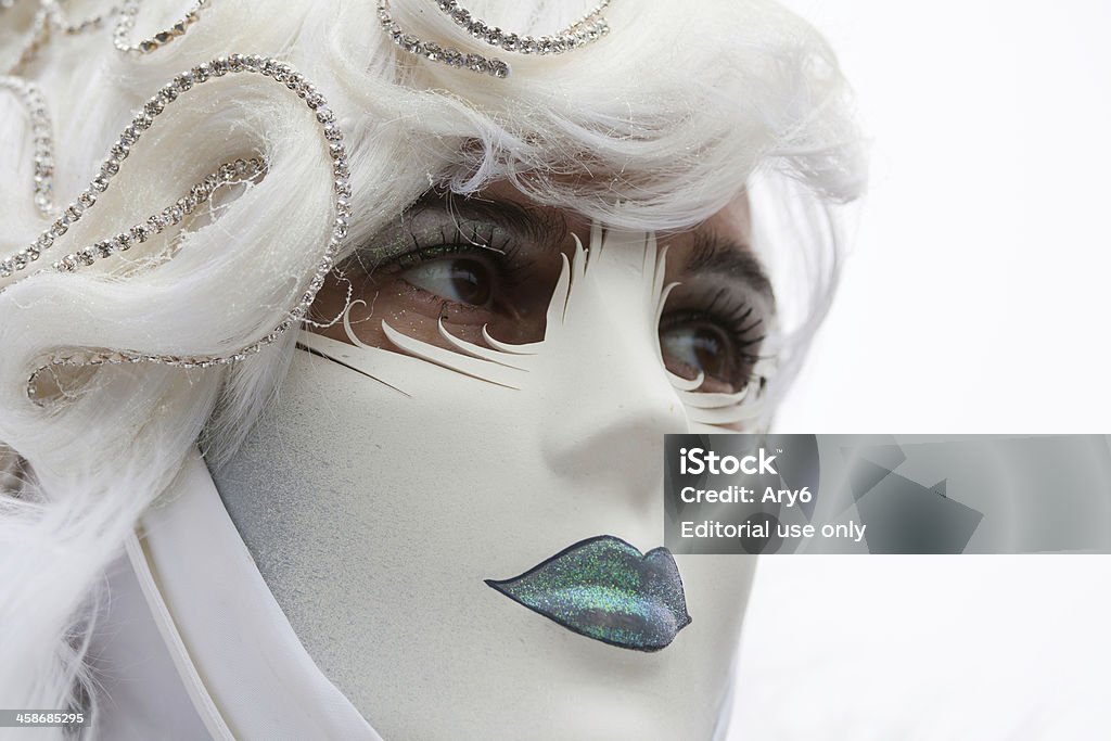 Carnevale di Venezia, donna con maschera, Italia 2011 - Foto stock royalty-free di Adulto