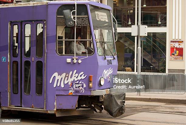 Milka Tram Stock Photo - Download Image Now - Bulgaria, Capital Cities, City