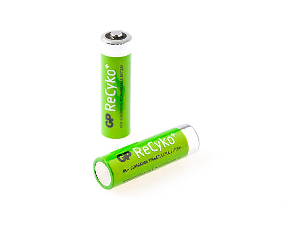 ReCyko Rechargeable batteries stock photo