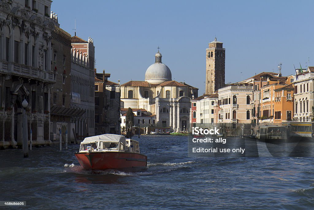 Táxi Aquático em Veneza - Royalty-free Barco a Motor - Embarcação de Lazer Foto de stock