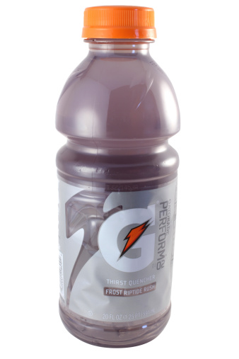 Quakertown, Pennsylvania, United States - August 06, 2011: Gatorade Perform 02 isolated on a white background.