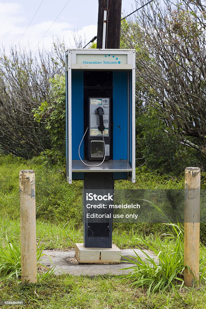 Hawaiian Telecom Phonebooth - Lizenzfrei Farbbild Stock-Foto