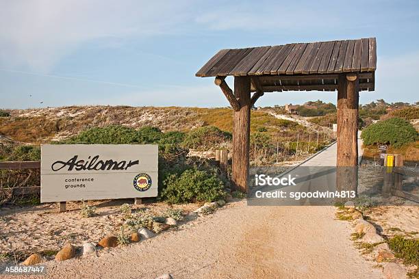 Entrance Sign To Asilomar State Park And Conference Grounds Stock Photo - Download Image Now
